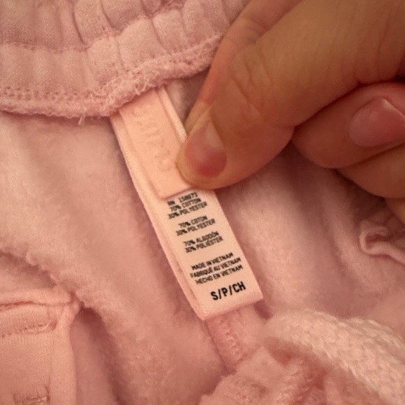 Skims Light Pink Cargo Sweatpants - Picture 2 of 6